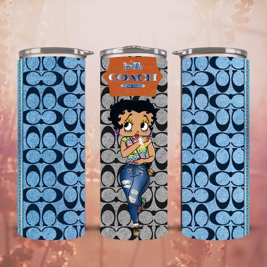 Betty Boop Blue (Coach Inspired)