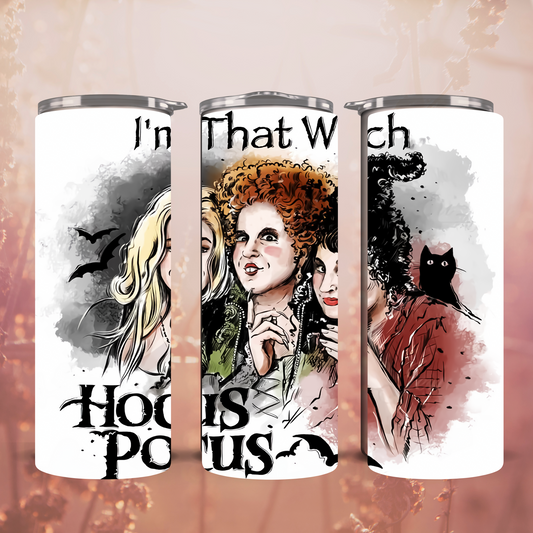 Hocus Pokus Witch Tumbler