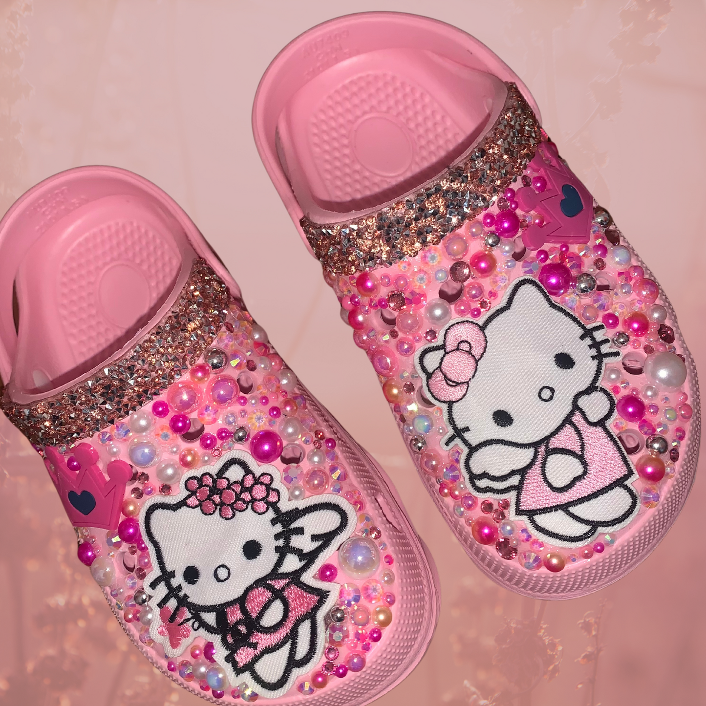 Pink Hello Kitty ( Croc Inspired)