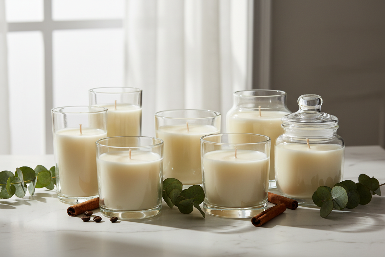 diy glass candles 